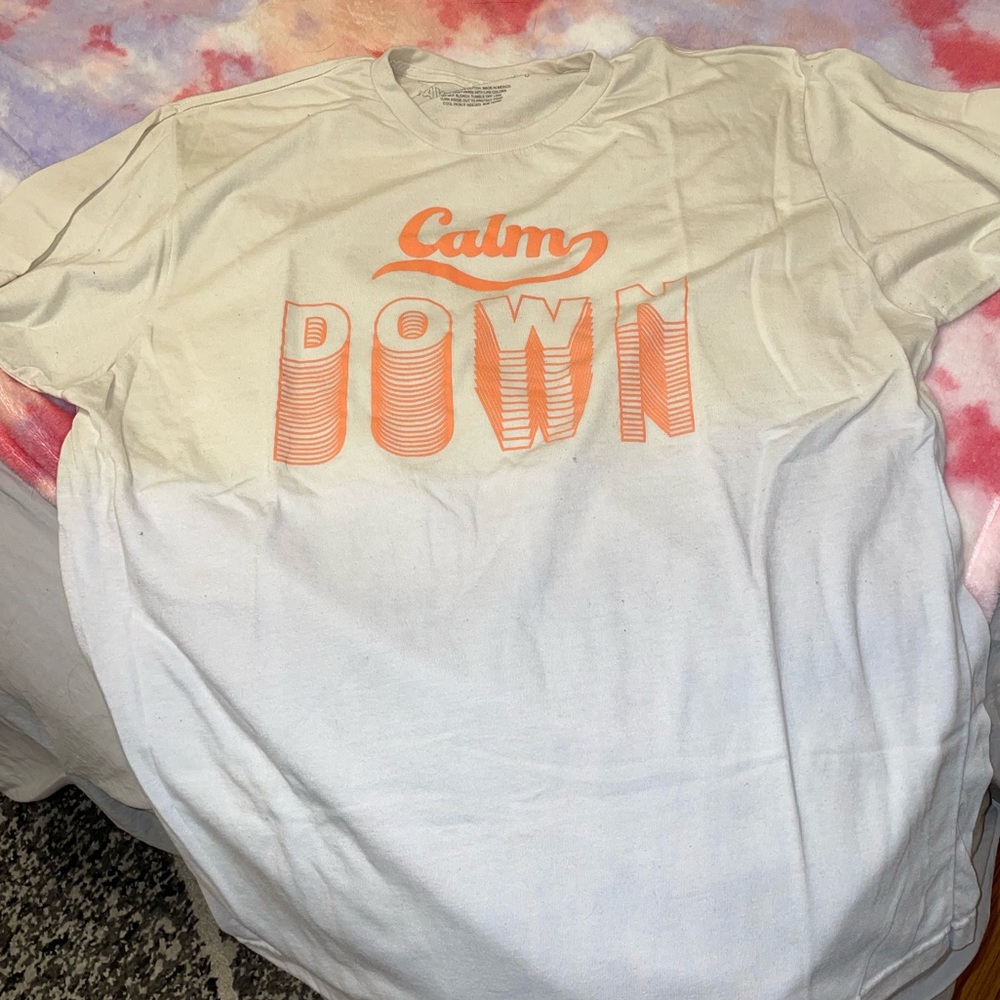 Taylor Swift Blue & Yellow YNTCD Lover Tshirt XL